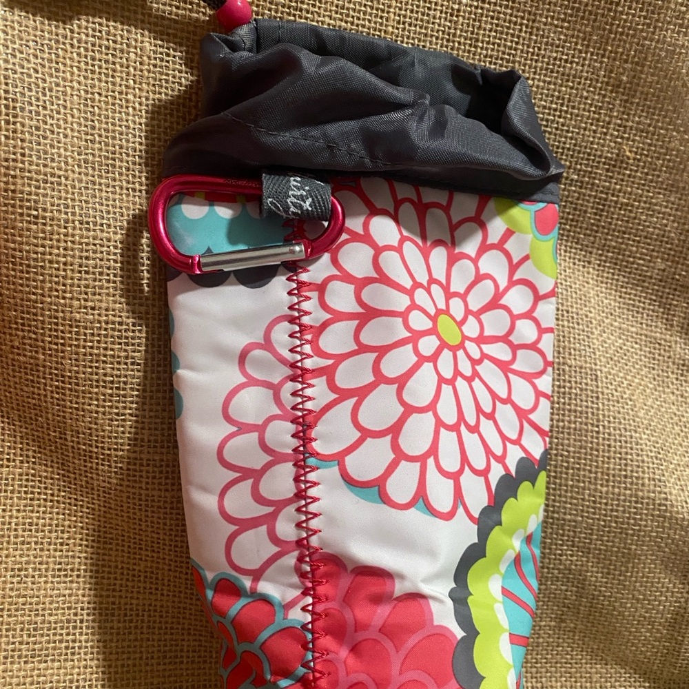 Thirty-One Insulated Holder with Pink and Gray